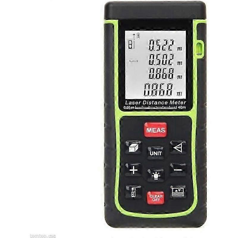 Laser-Entfernungsmesser 005 bis 40m LCD Digitales Lasermessgerät