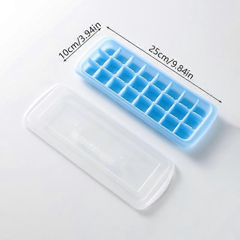 24/36 Grids Ice Tray Silicone Ice Honeycomb Ice Cubes Ice Cream Box With Lid