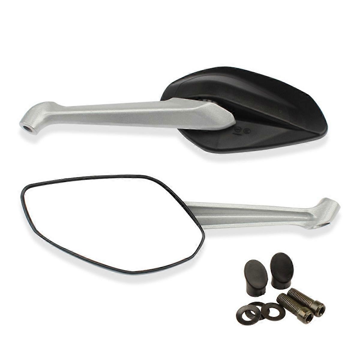 Motorcycle Rear View Mirror for Diavel 14 Silver