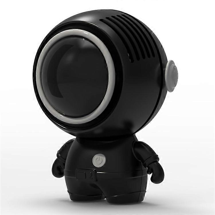 MF040 Spaceman Shape Silent Cooling Fan Mini Handheld Neck-mounted Fan , 3 Speed Mode 900mAh Battery (CE Certificate)