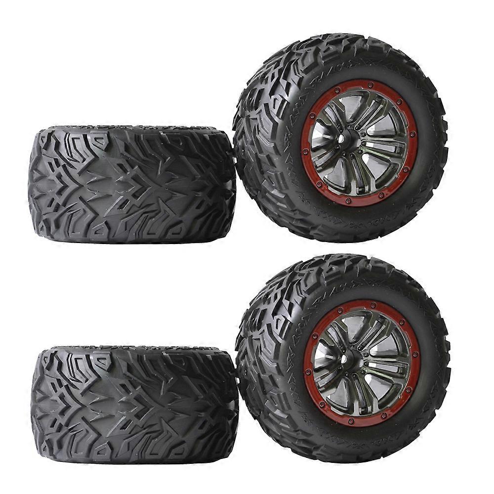 4Pcs Tire Tyre Wheel 56-ZJ02 for Hosim 9155 9156 Xinlehong 9155 9156