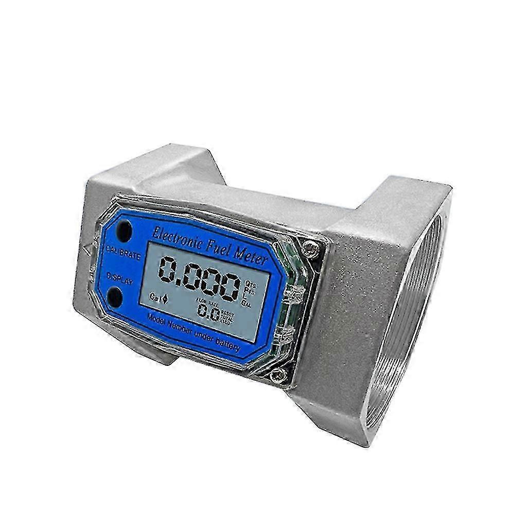 Flowmeter 1/2/2.5/3in Liquid Flow Sensor Meter Electronic Turbine- Flow Meter
