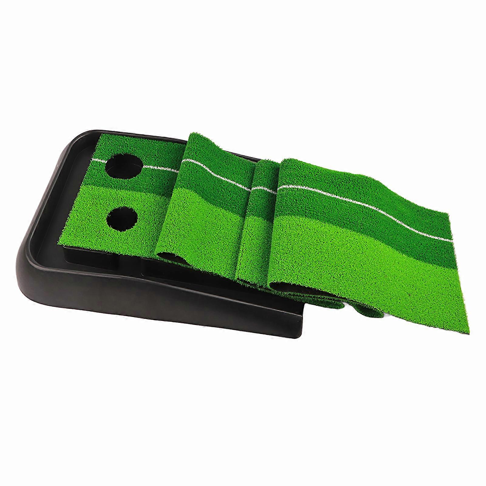 Indoor Green Grass Golf Putting Mat Ball Return Golf Practice Mat Training Equipment
