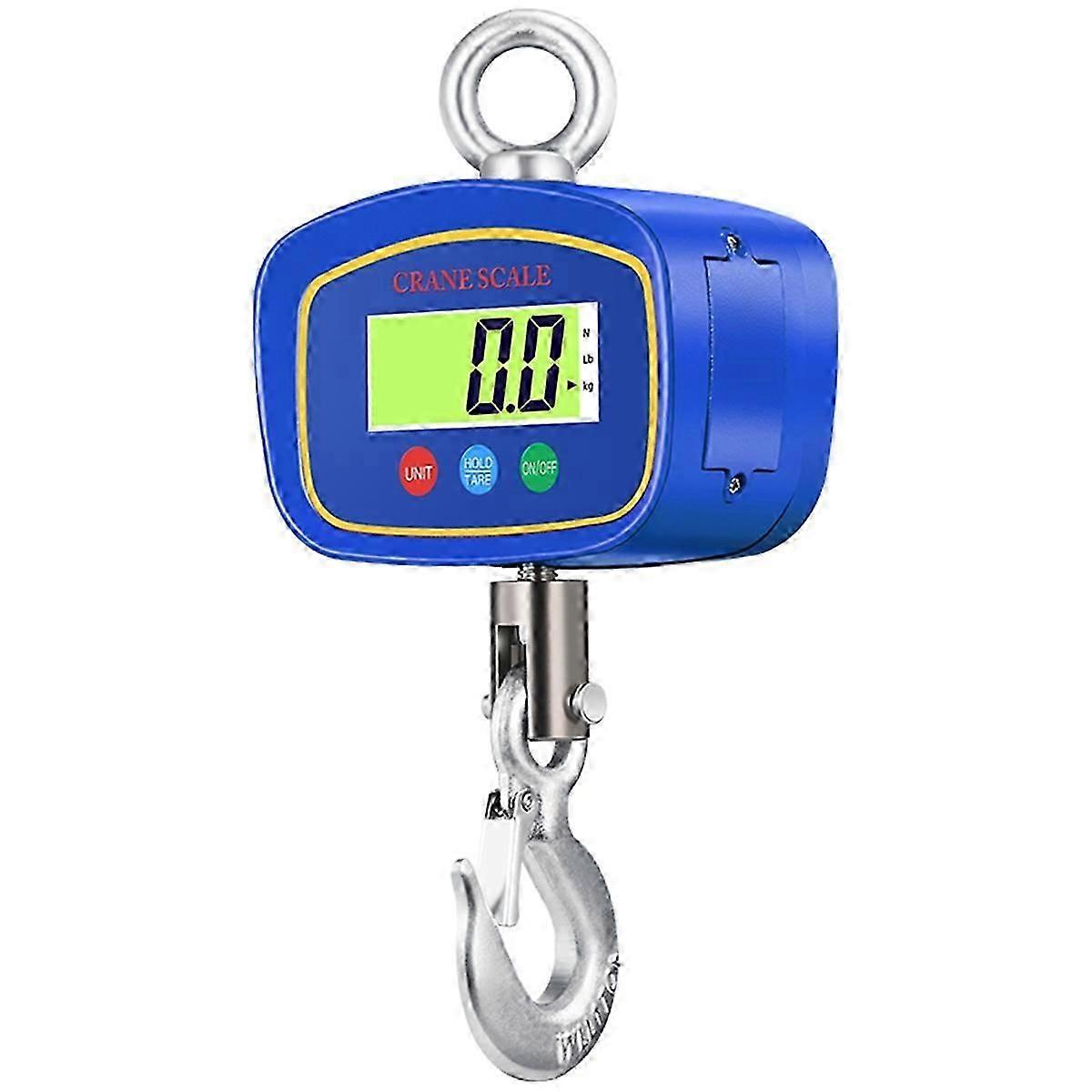 1000kg Electronic Hanging Scale - Precision Digital Dual LCD Display for Industrial Use