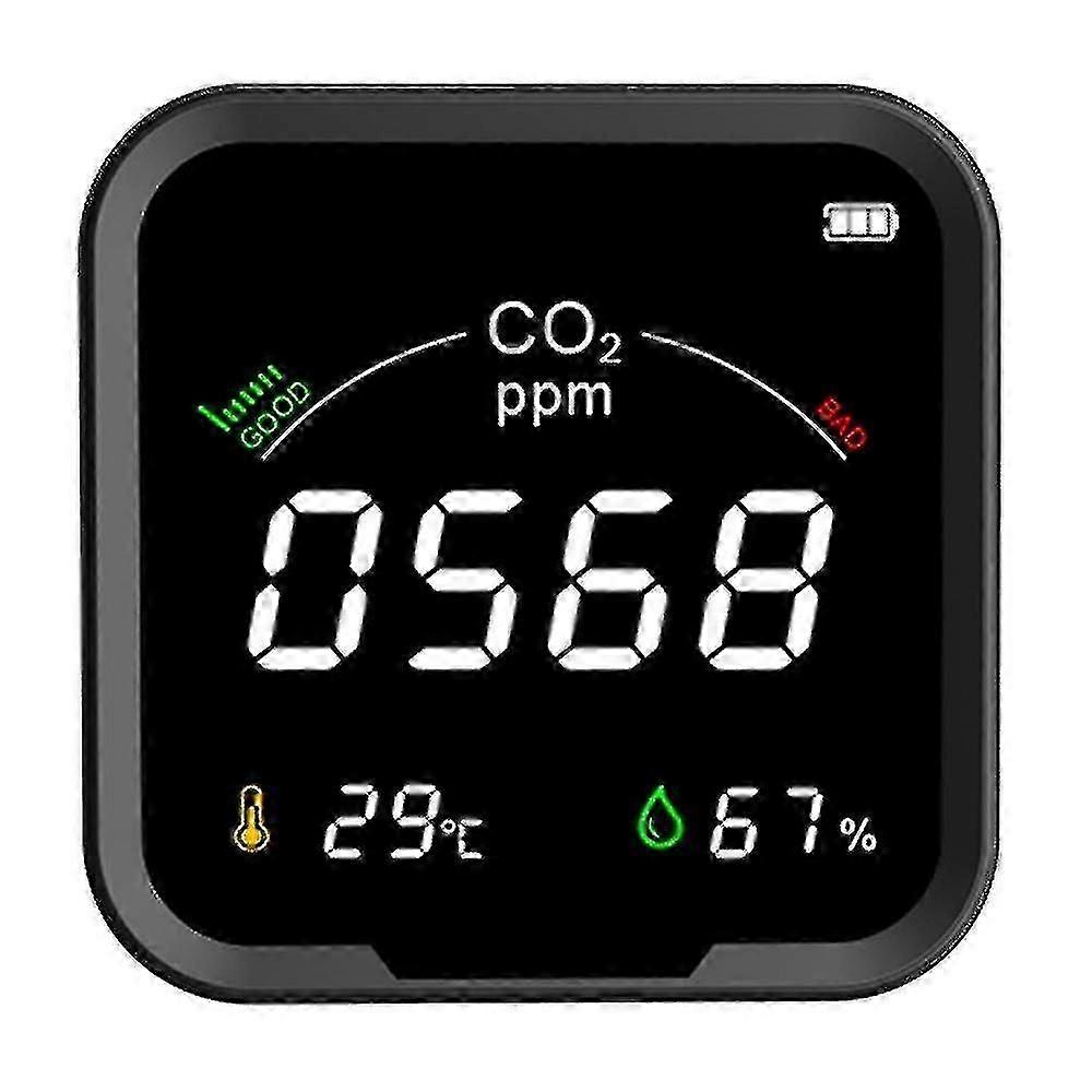 Multifunctional 3 In 1 Co2 Meter Digital Temperature Humidity Tester