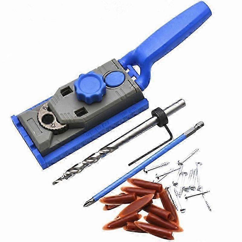 Woodworking Master System Guide Marking Tool Pilot Center Punch Dowel Jig Pocket Hole Drilling