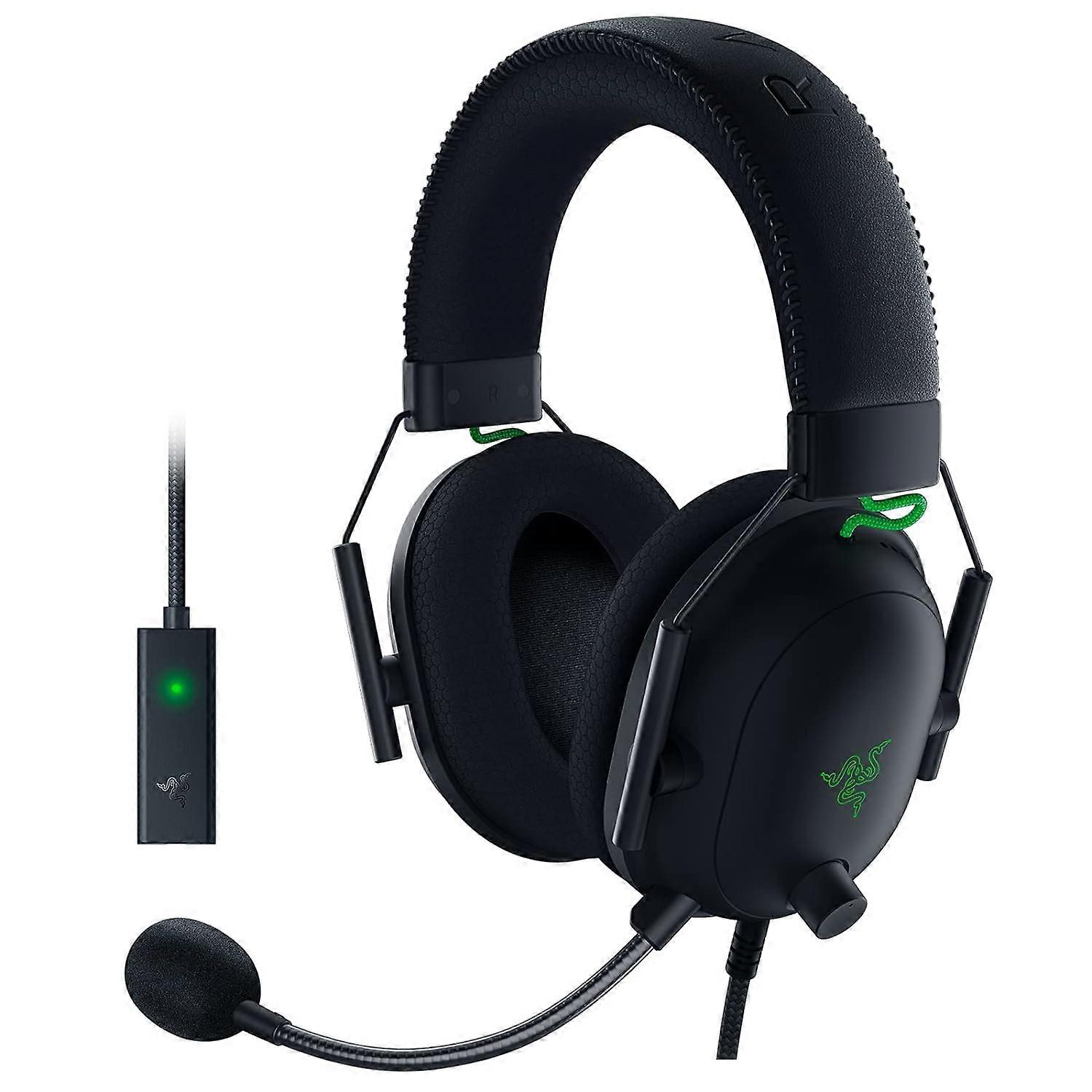 BlackShark v2 player headset: thx 7.1 Spatial Surround Sound - 50 mm Drivers - Removable Microphone