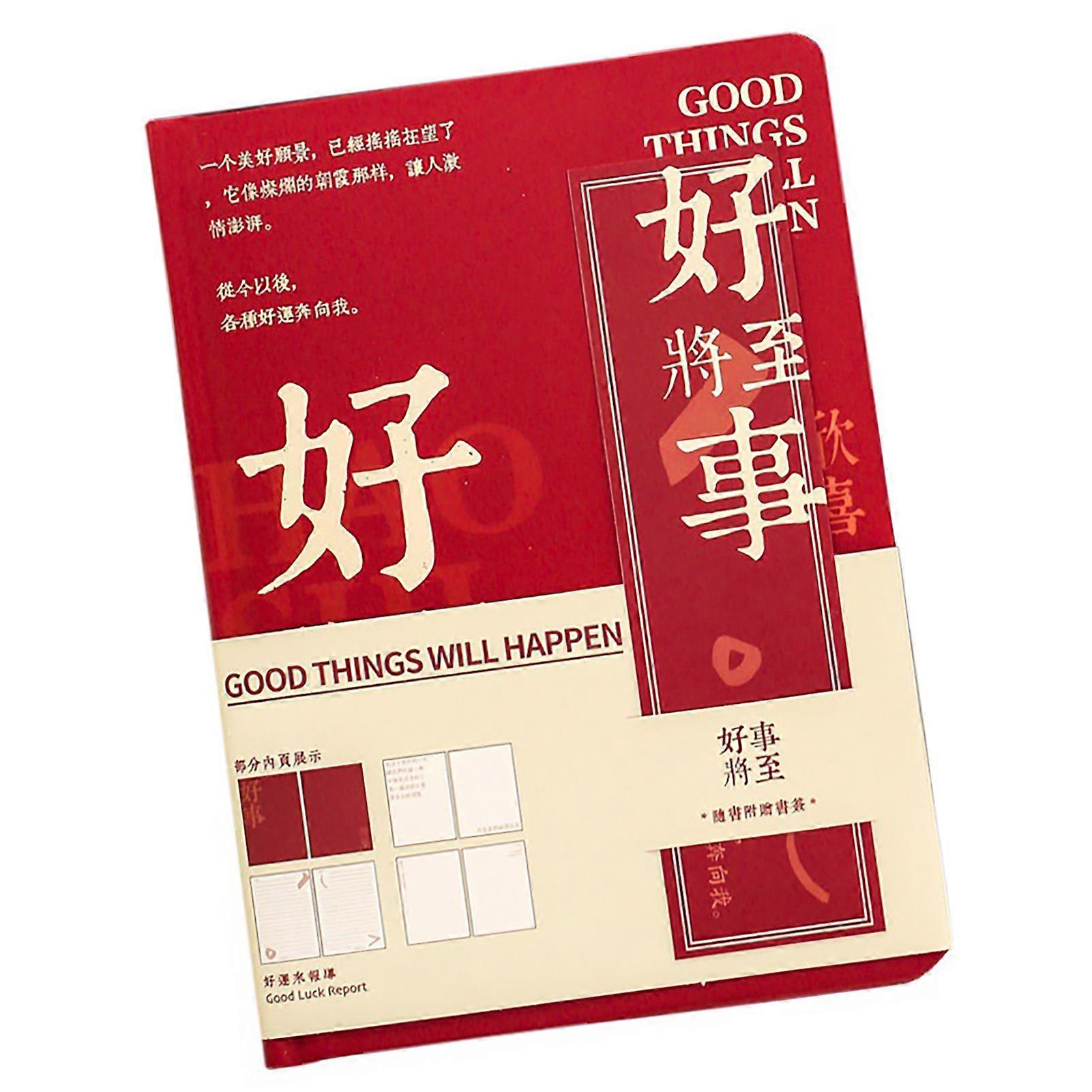 Travel Notebook 192 Pages Smoothing Ink Proof Thick Paper Blank Ruled Gridded Office Notebook for School Business 