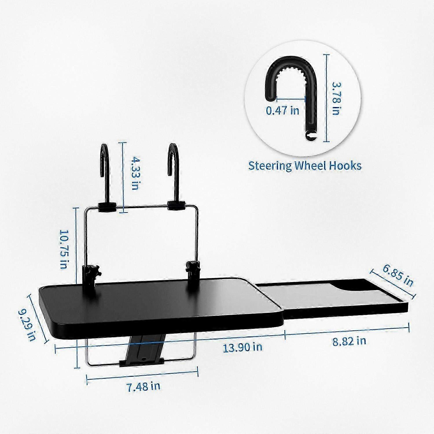 Multi-functional Foldable Steering Wheel Tray for Laptop Tablet in Car