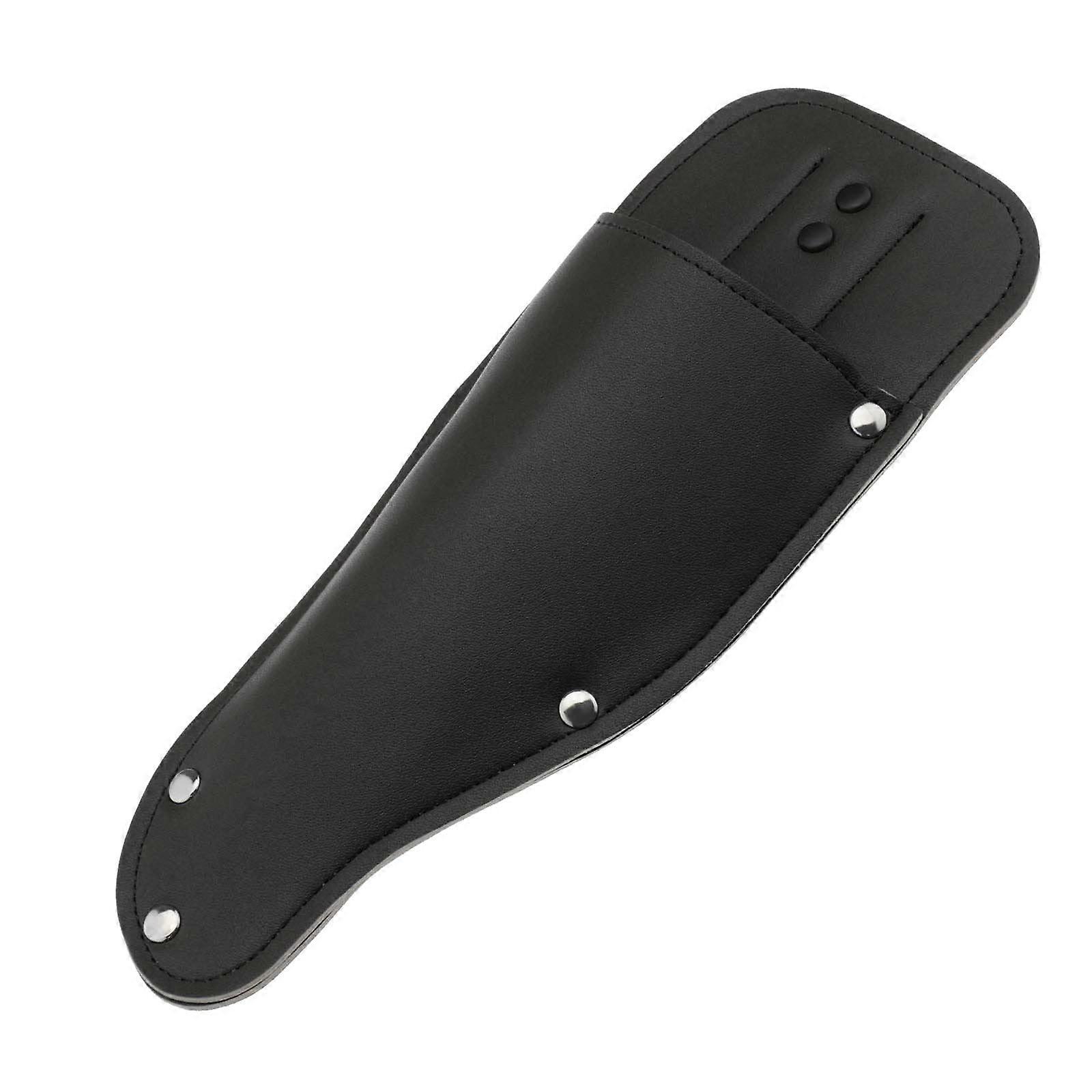 Garden Pruning Shears PU Leather Case Protective Cover Black For Garden Tools