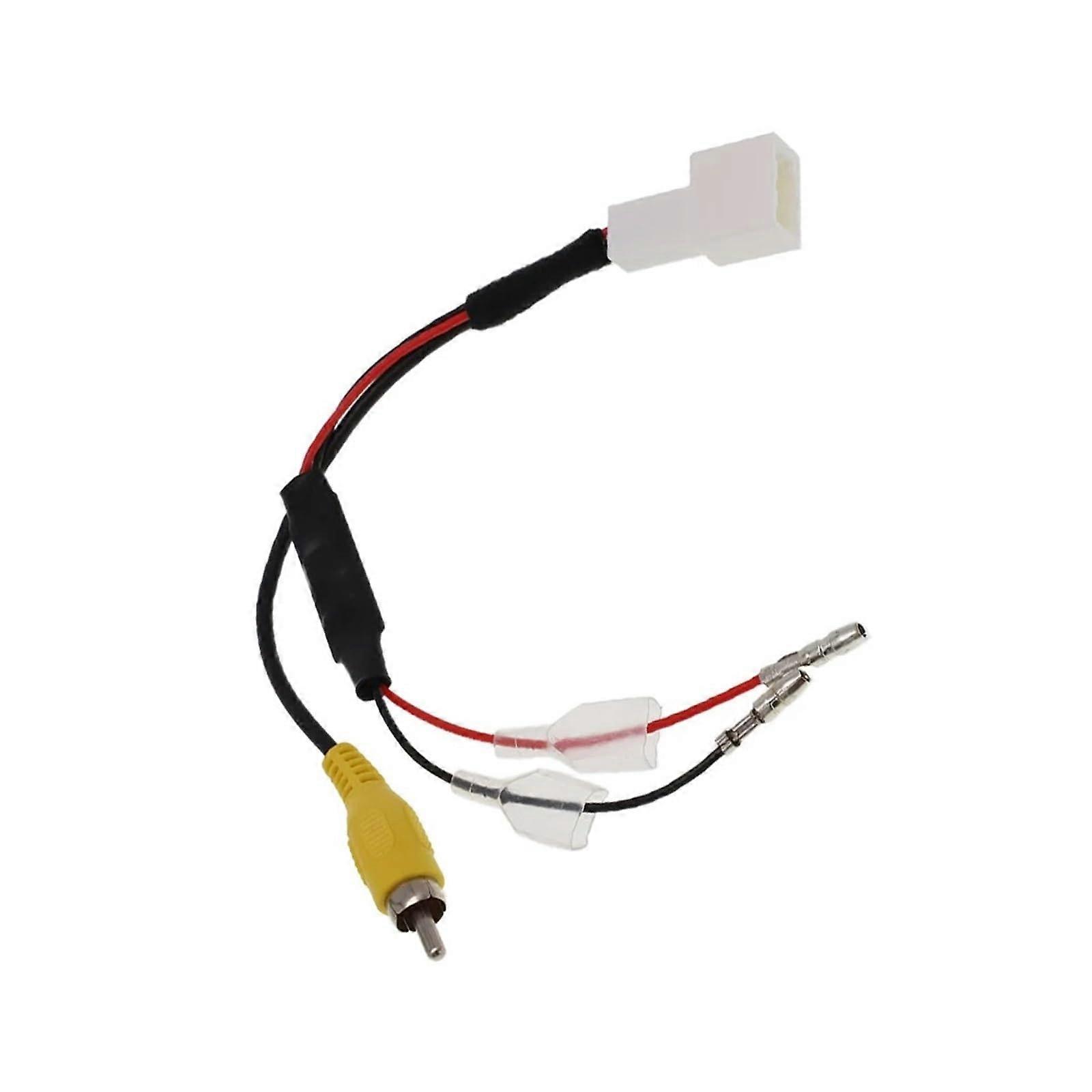 4Pin Car Connector Rear View Backup Camera Wiring Harness Cable 22.5cm Plug Lug Adapter