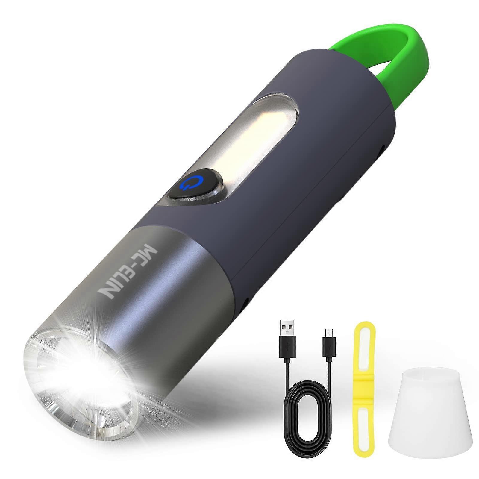Rechargeable Flashlight USB C High Lumen Mini LED Torch 4 Lighting Modes Compact Portable Outdoor Use