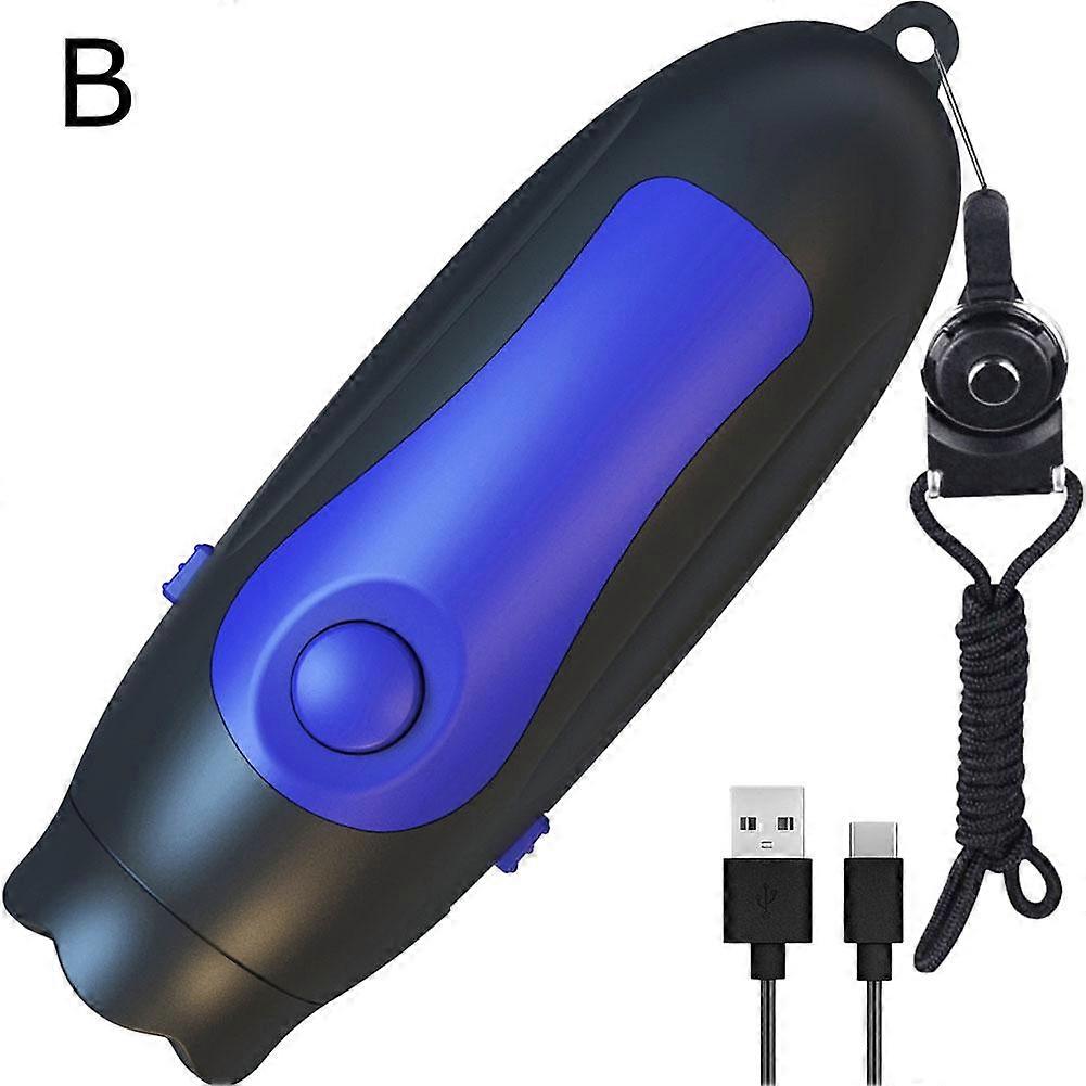 Electronic Whistle with 3 Sound Effects Adjustable Volume Rechargeable Plastic for Sports Training and Traffic Command