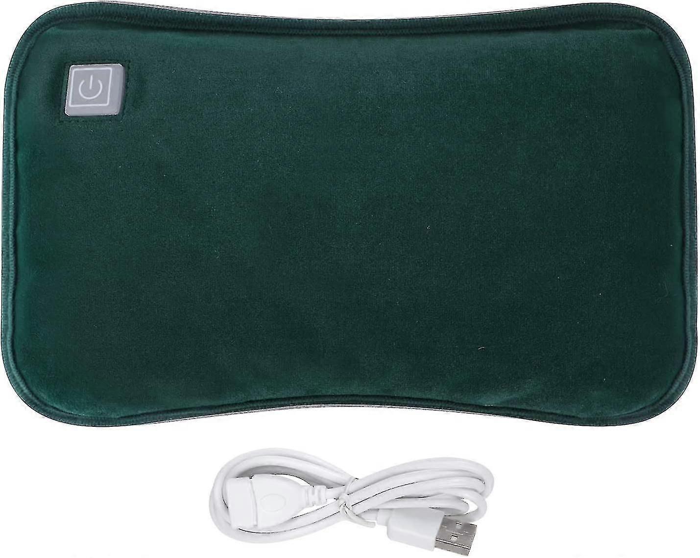 Bolsa de agua caliente eléctrica recargable profesional (verde)