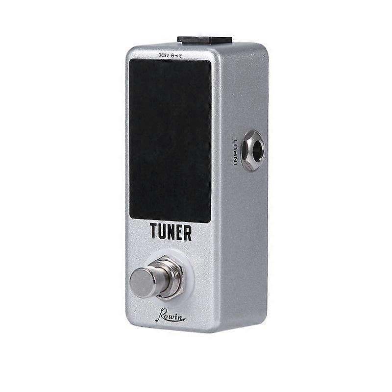 6X Hög Precision Gitarr Kromatisk Tuner Pedal Ture Bypass
