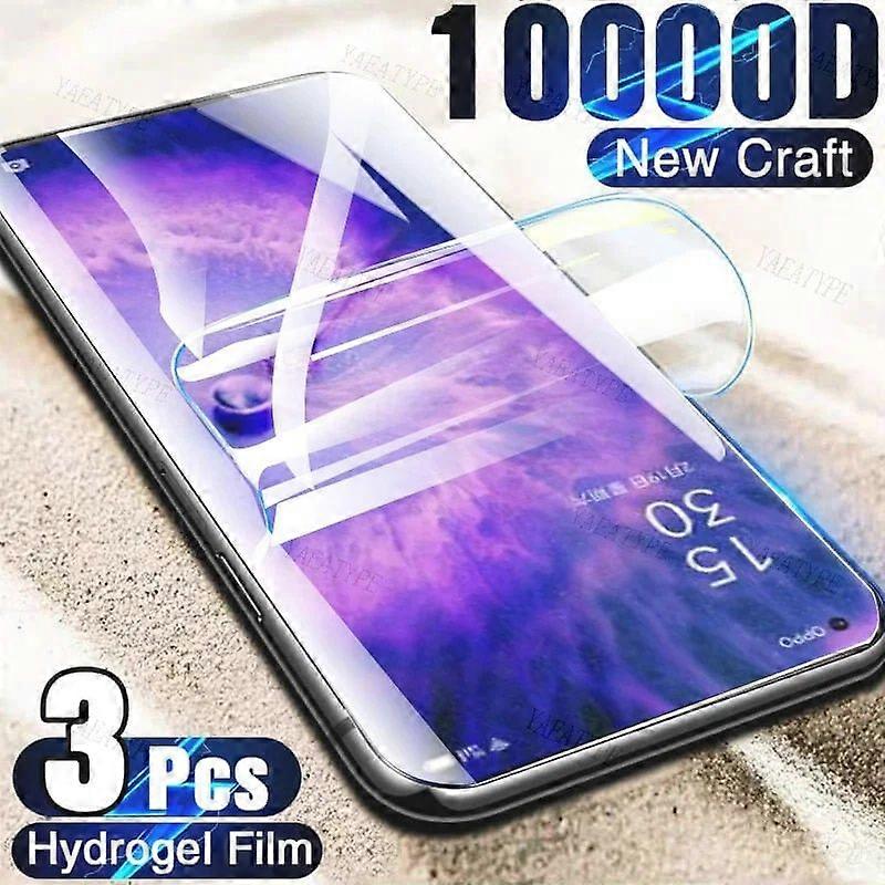 Película de hidrogel de 3 piezas para OPPO Reno 4 Screen Protecto