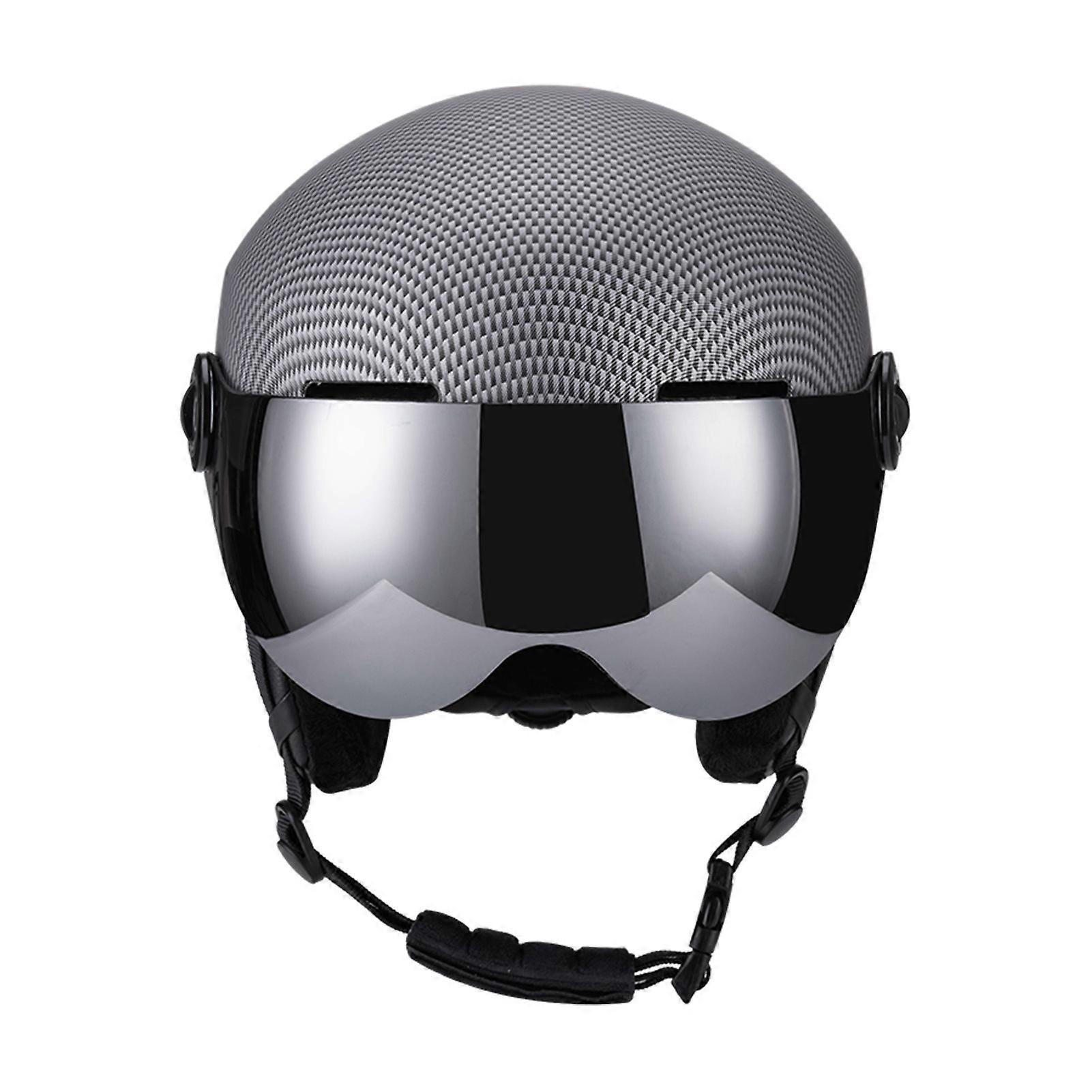 خوذة الثلج الرياضة خوذة التزلج الرجال النساء الكبار خوذة الدراجة خوذة متعددة الوظائف خوذة التزلج على الجليد لمحيط الرأس 59-61CM