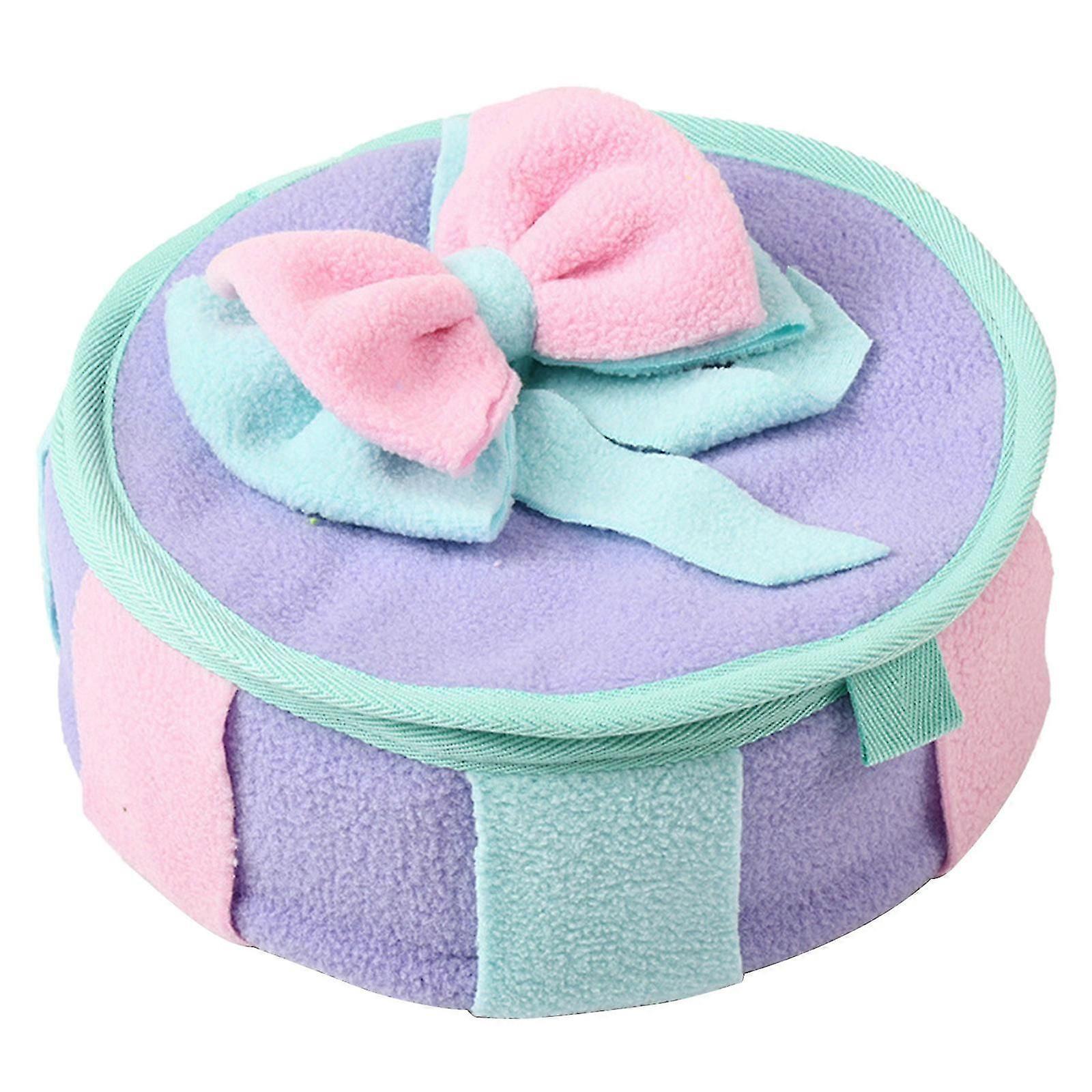 interaktiv kæledyr snuffle måtte hund langsom fodring mad måtte blød fleece sniffing pad godbid boks hund langsom foder træningsmåtte gul