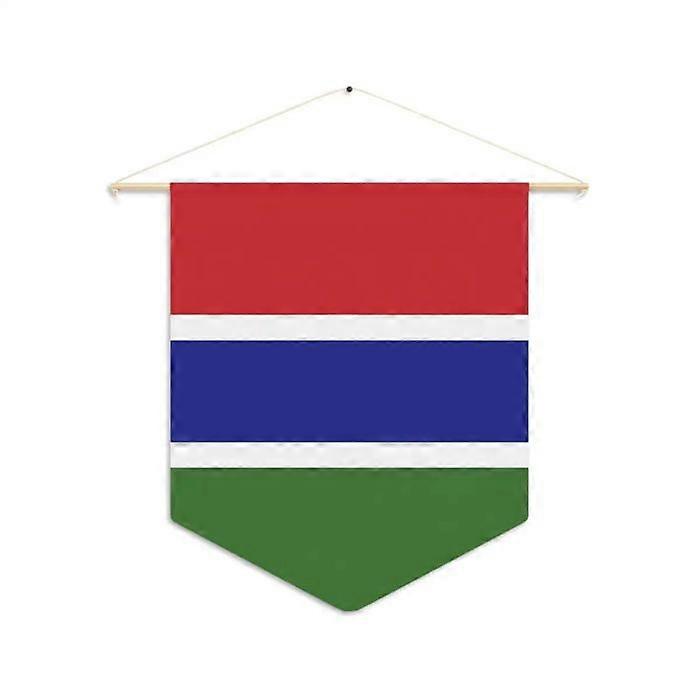 Flag - Gambia - 30 x 45 cm - Polyester - Double-sided print - Accessories included