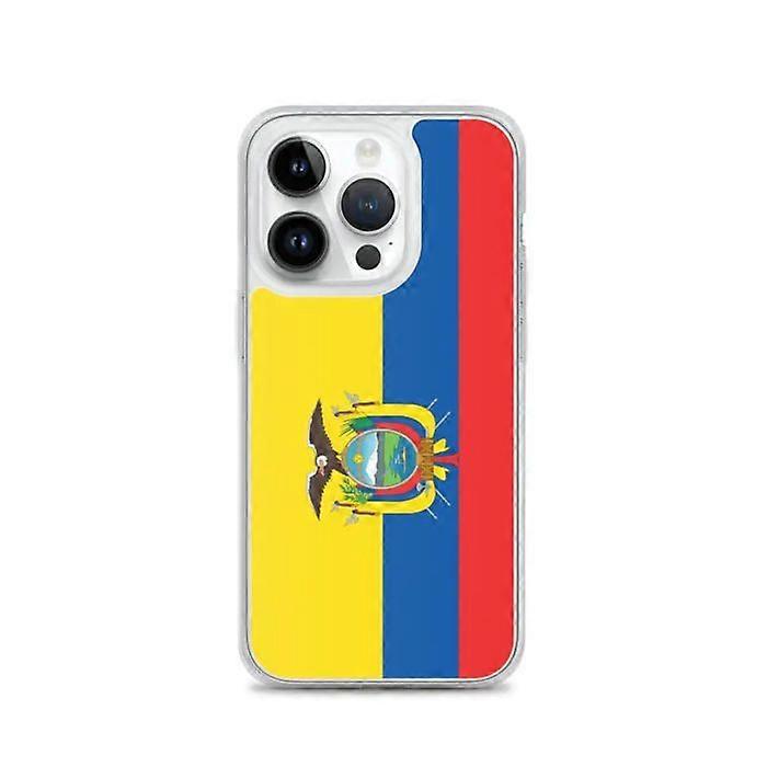iPhone Case - Multicolor - Ecuador Flag - Flexible - TPU - Compatible with iPhone 14 Pro