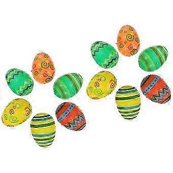 12pcs Toy Playthings Adorable Easter Eggs Empty Easter Eggshells Easter Eggs