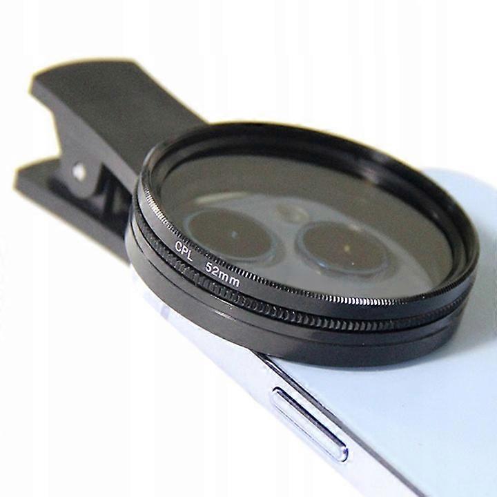 Round Polarizing Filter Telephone Camera Lens Cpl 52 Mm