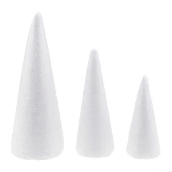 10x 3 Stück Baum Polystyrol Schaumstoff für den Modellbau,