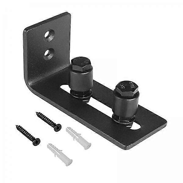 3x Adjustable Double Roller Sliding Floor Support for Barn Door Bottom Hardware