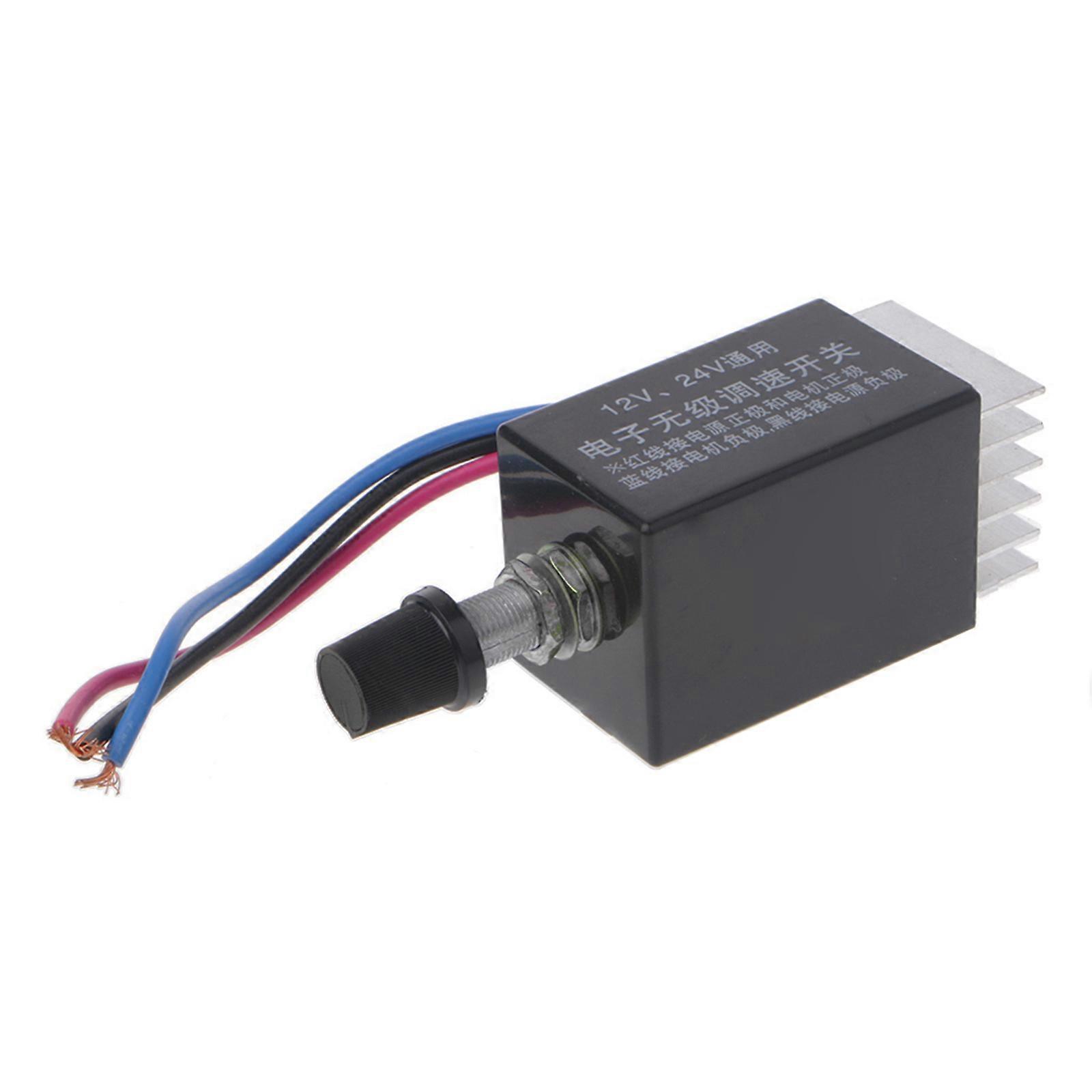 Motor Speed Controller Switch Truck Fan Heater Control Defroster for DC 12V 24V Multicolor