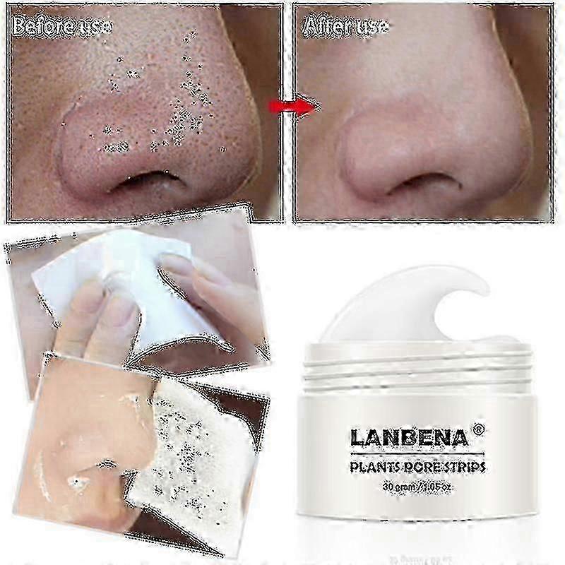 Lanbena Blackhead Removing Mud Mask - Nettoyage en profondeur des pores Traitement de l’acné - 60pcs Maquillage inclus b Db 2025