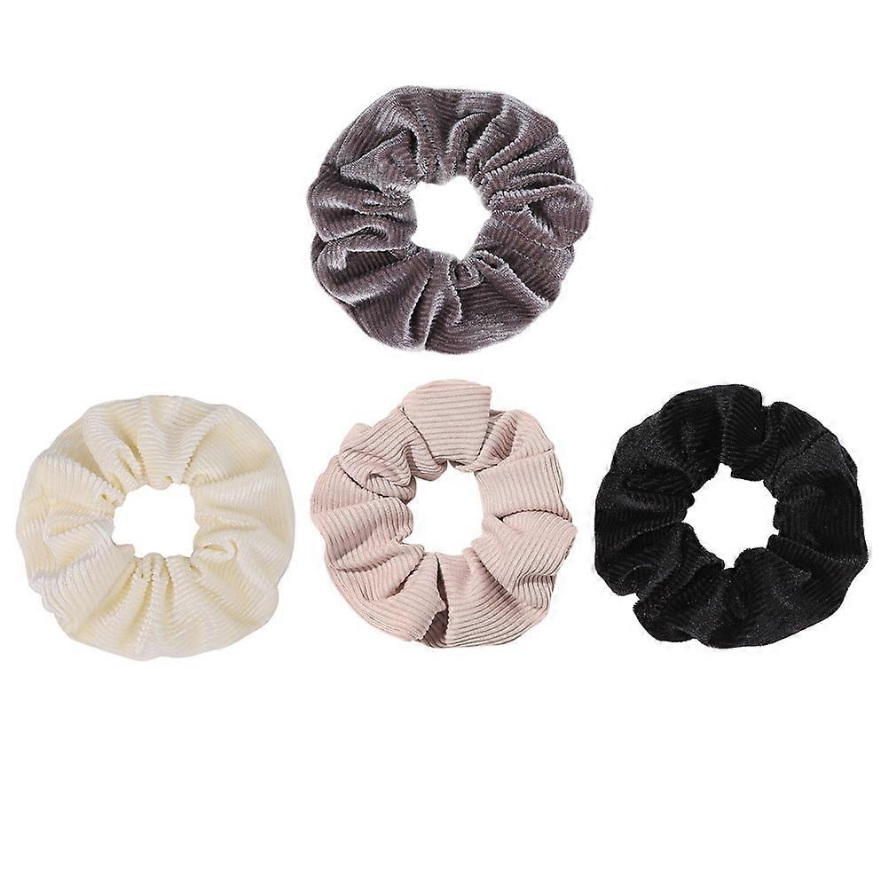 It looks like your message got cut off at the end. Could you please clarify or complete your question about the **4 Pcs Corduroy Hair Scrunchies**?