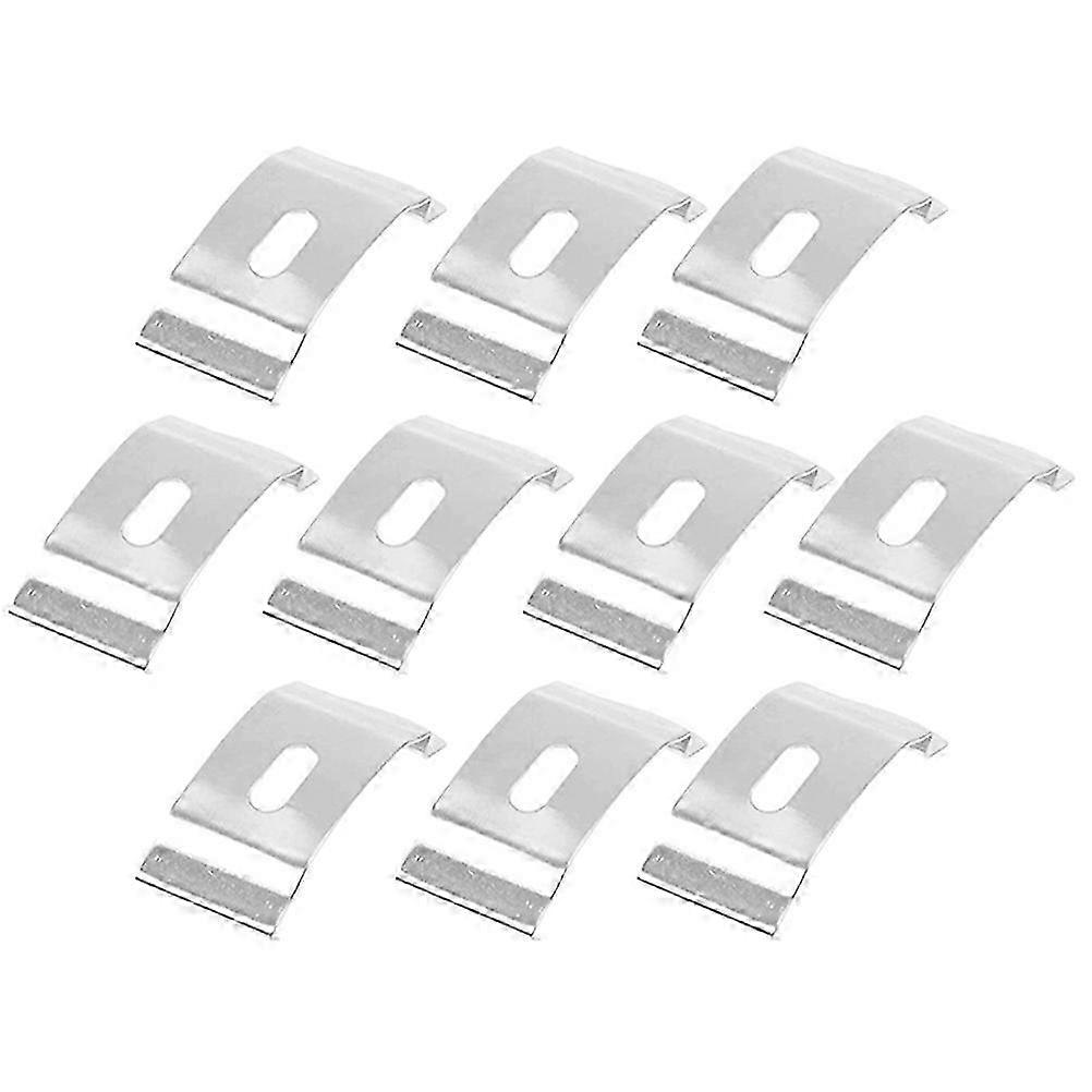 10pcs Louver Curtain Installation Brackets Louver Curtain Tops Fixation Brackets
