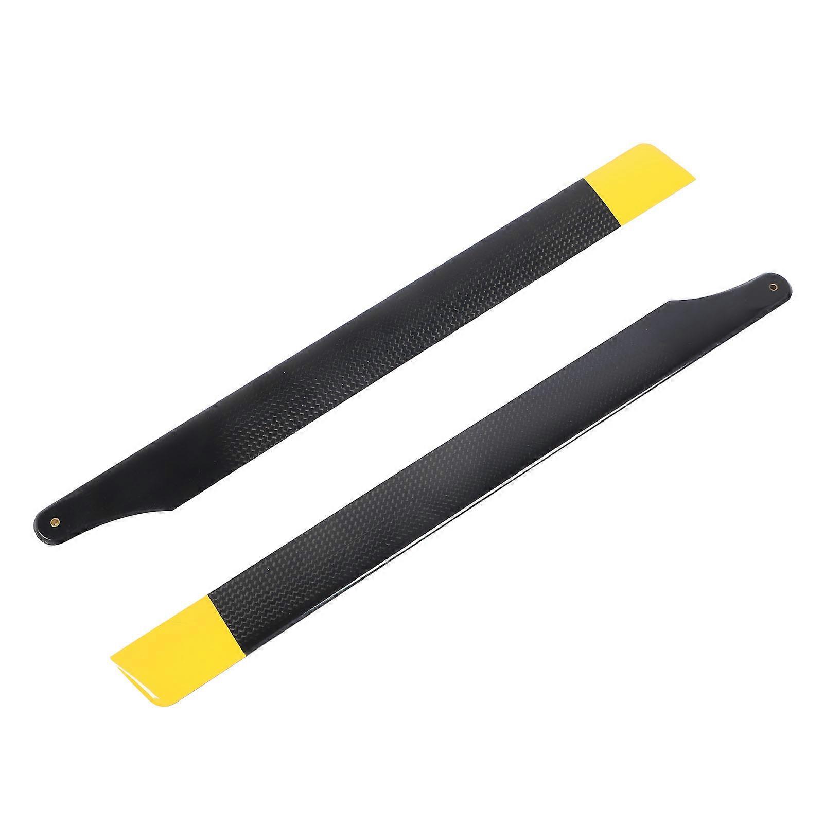 2PCS RC Helicopter Main Rotor Blade Efficient Power Conversion Low Noise Precise Control for Flywing BELL206 