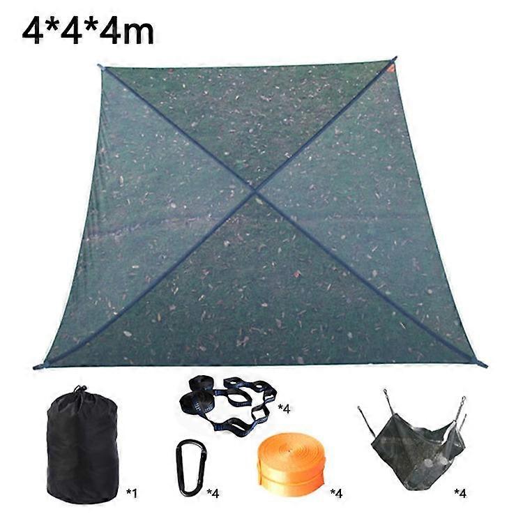 Camping Hanging Bed Square Hammock for Adults Kids, Unfolded Size: 4x4x4m