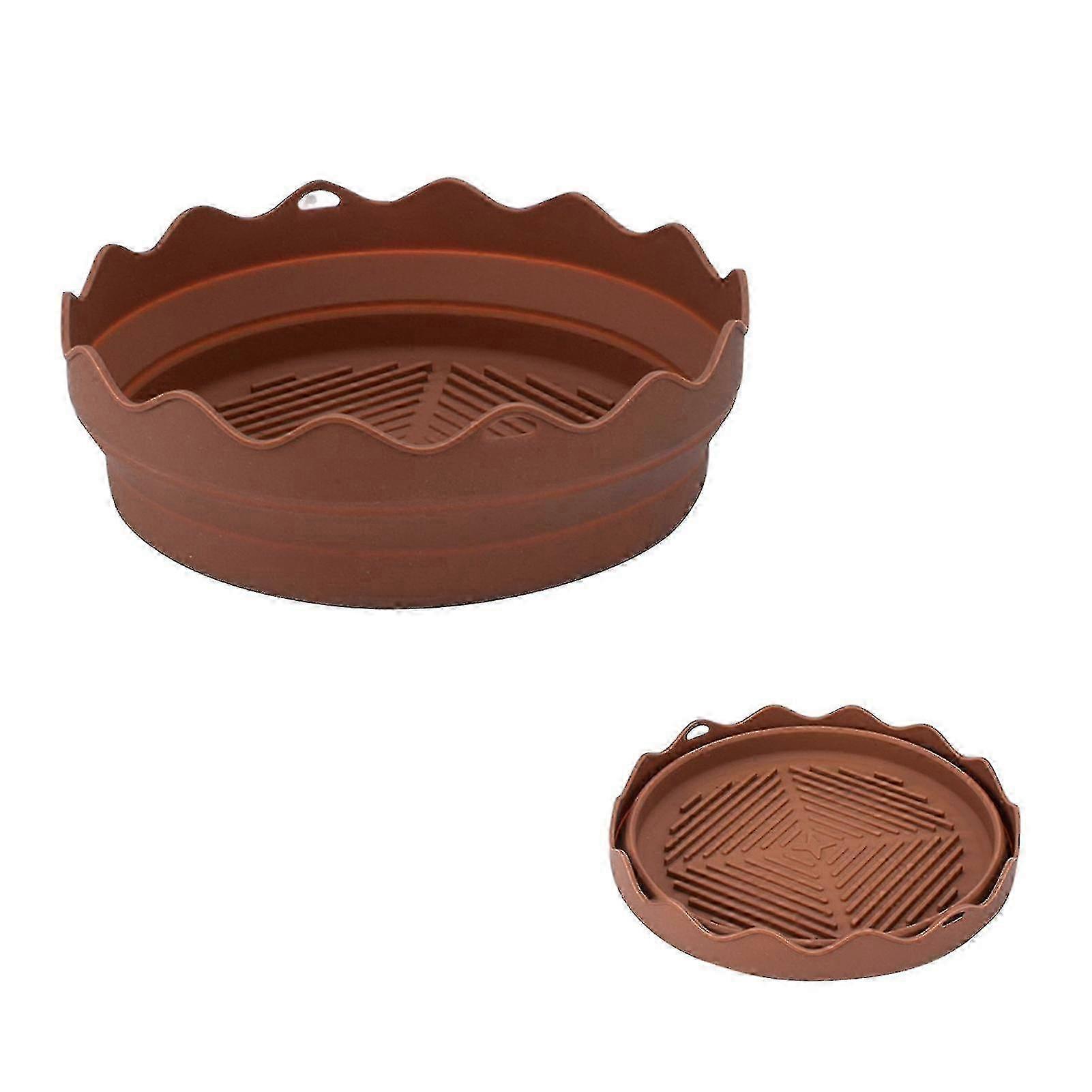 Foldable Heat Resistant Silicone Mat Suitable for Air Fryers, Ideal for Cooking Bacon and Breads Safely
