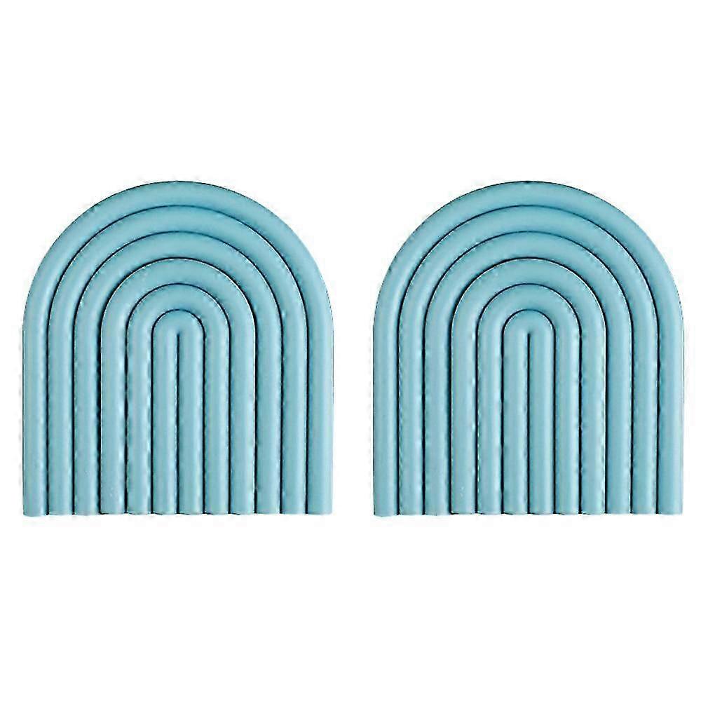 Rainbow Silicone Coasters - Non-Slip Heat Resistant Cup Mats