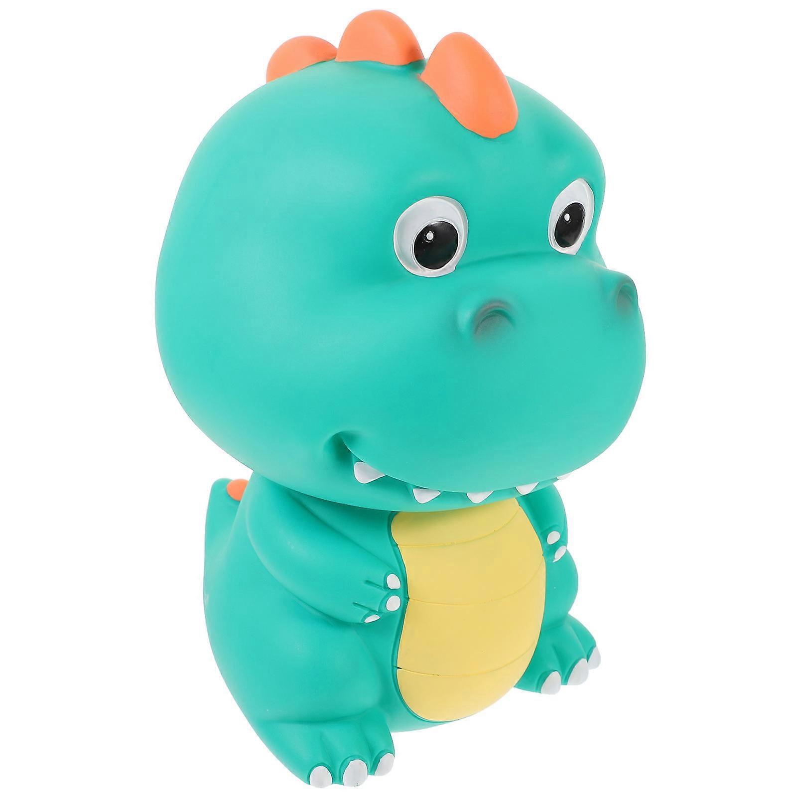 Charming Dinosaur Coin Bank, Ideal for Storing Change and Decorating Surfaces