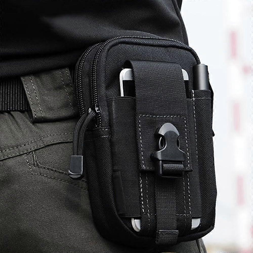 Molle Pouch Belt Waist Bag Compact Outdoor Multipurpose Utility Gadget with Cell Phone Holster Holder