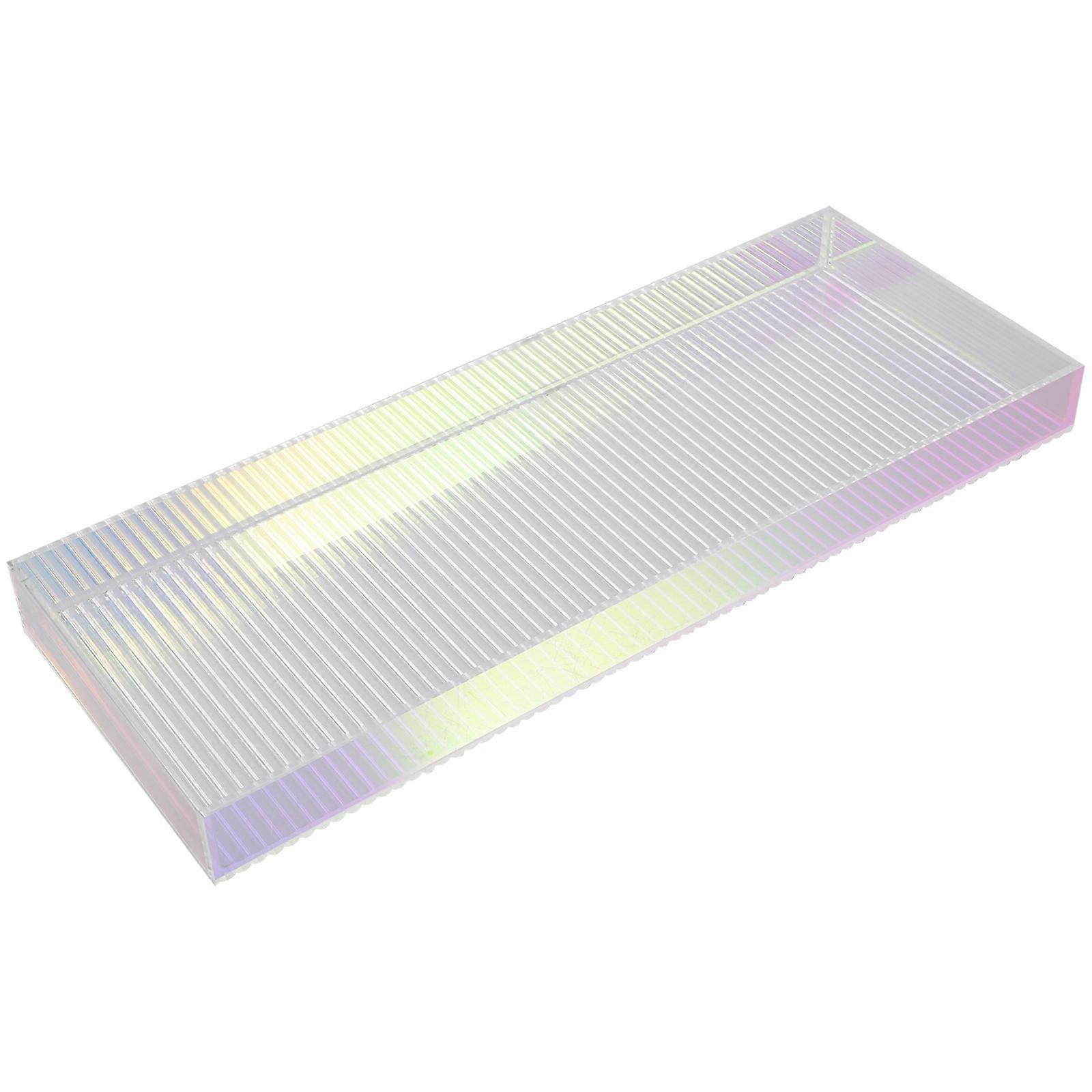 Clear Acrylic Storage Display Riser Plate Makeup Tray For Vanity Table Minimalist Home Use 1Pcs