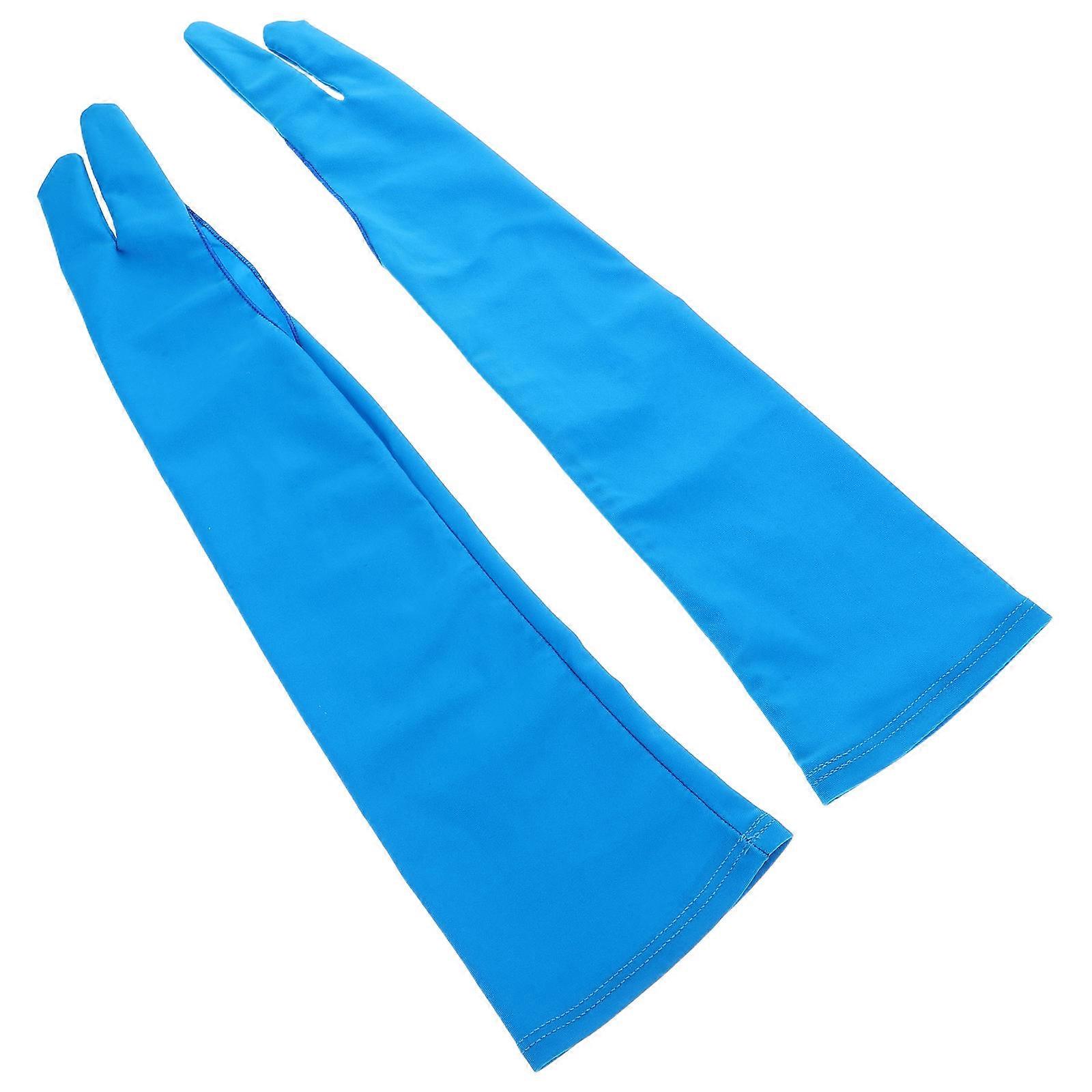 Artist Glove Long Drawing Glove for Hand Protection, Breathable Two Finger Design for Digital Art and Sketching