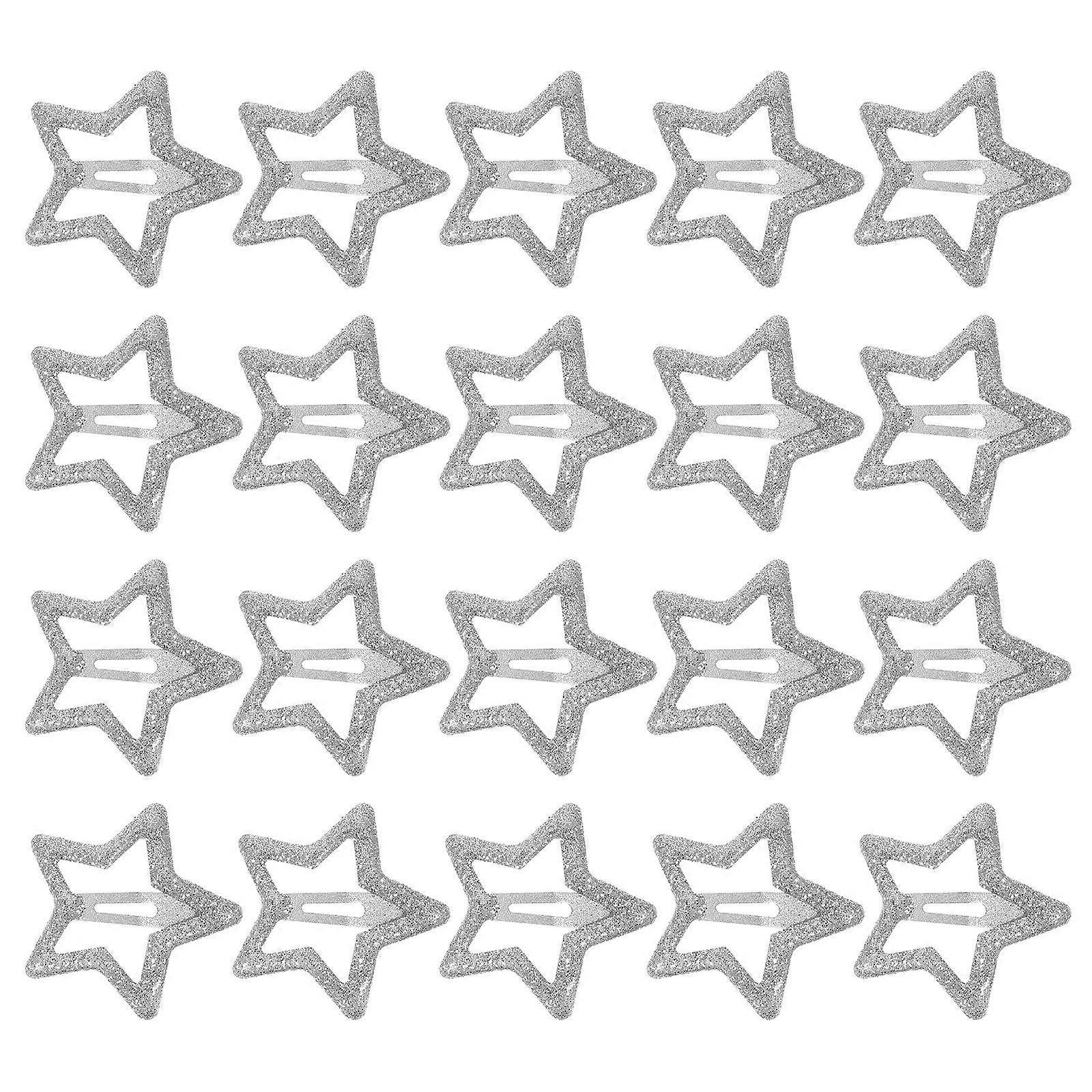 Snap Spinka do włosów Śliczne akcesoria do włosów dla kobiet Szkoła 3,00X3,00X0,10CM 20szt