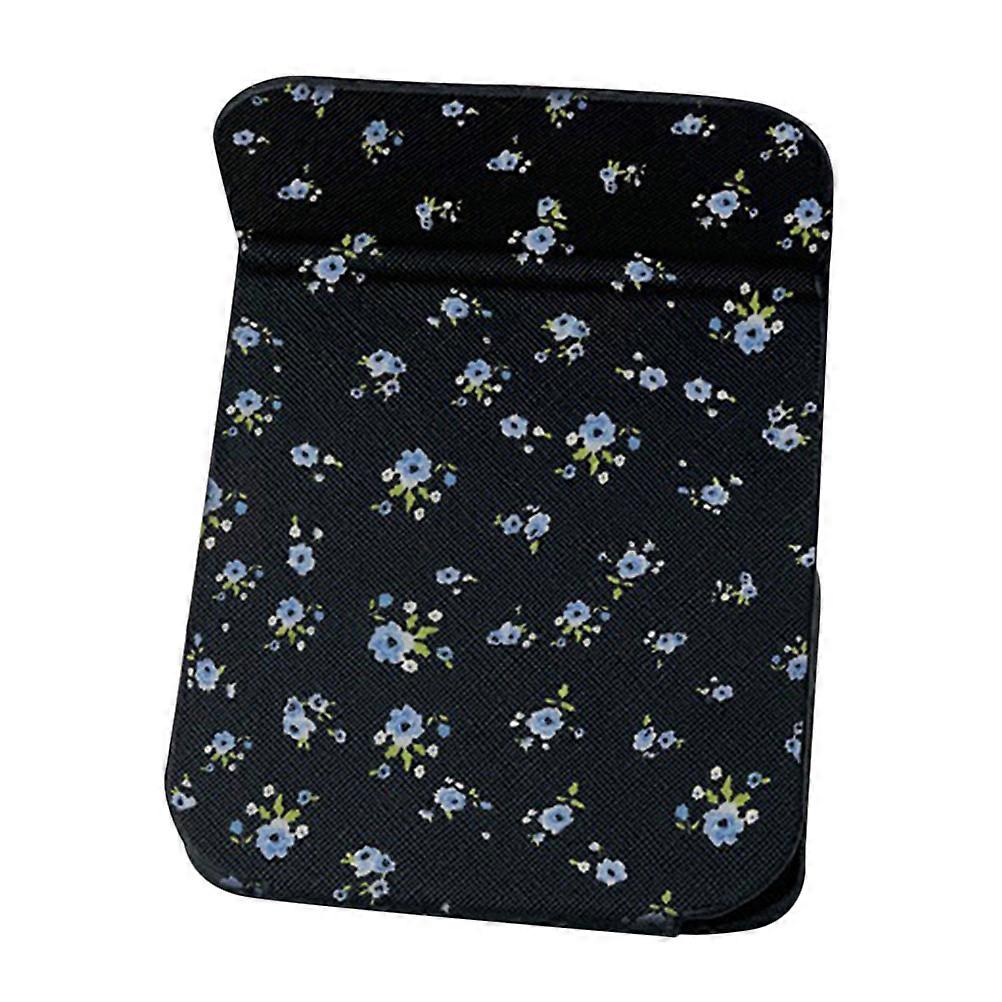 Handheld Desktop Portable Makeup Mirror Rectangular Shape Plastic Material Home Use 1Pack