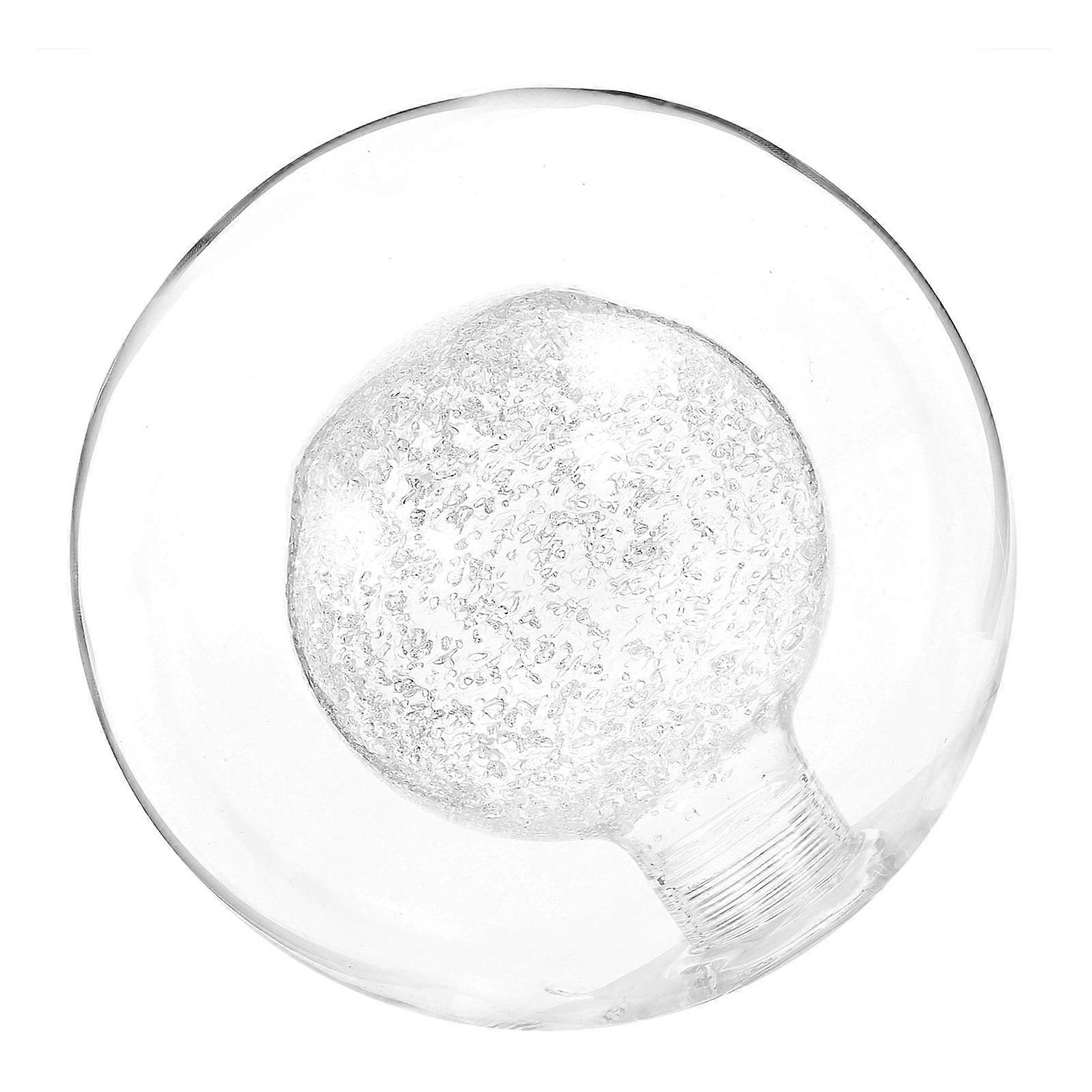 Glass Orbs Transparent Ball Lampshade For Bedside Lamps And Wall Sconces Elegant Round Replacement Part 12.00X12.00X2.00CM 1Pack