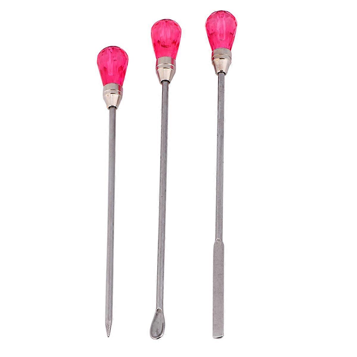Jewelry Making Accessories Set Resin Tools And Accessories For Diy Handmade Rosy 10X1CM 1 Set