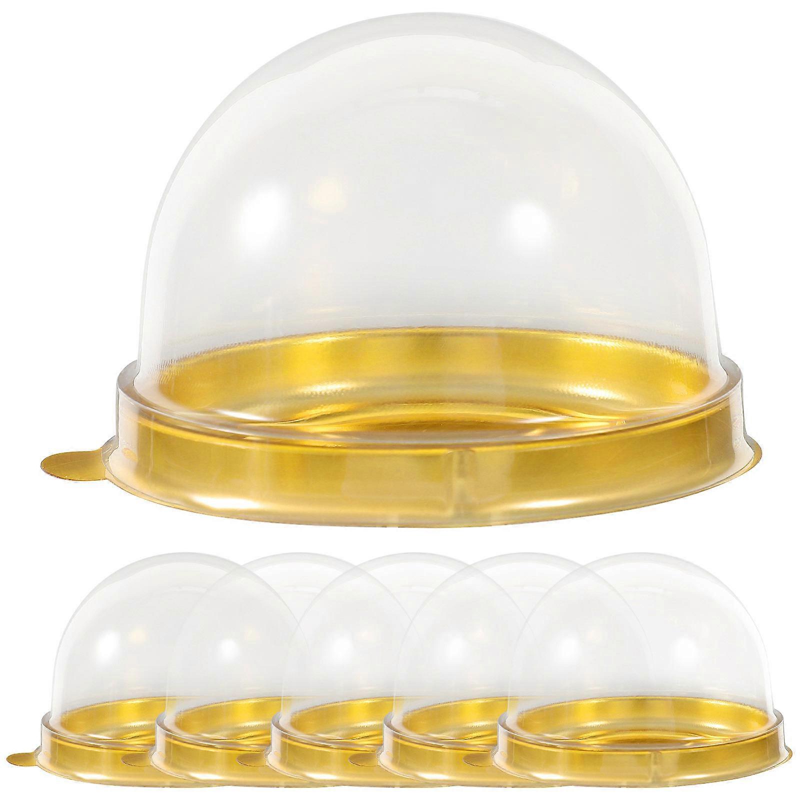 Round Container Baking Packing Box Birthday Parties .00X7.00X4.50CM Prevent Cake Deformation 50Pcs
