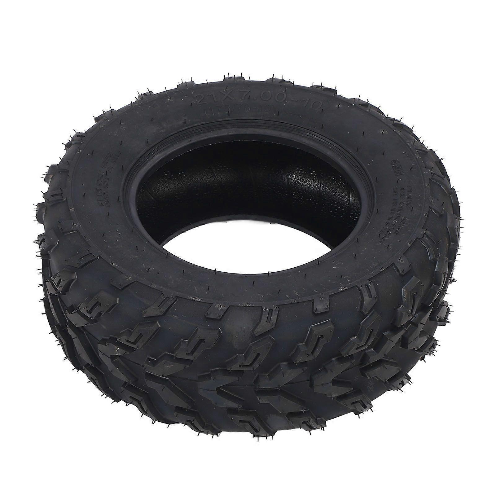 21x7~10 Tire 4 Ply Rubber ATV Tyre Shockproof 21x7x10 21x7.00~10 Tires for Go Kart UTV Golf Cart MK20203