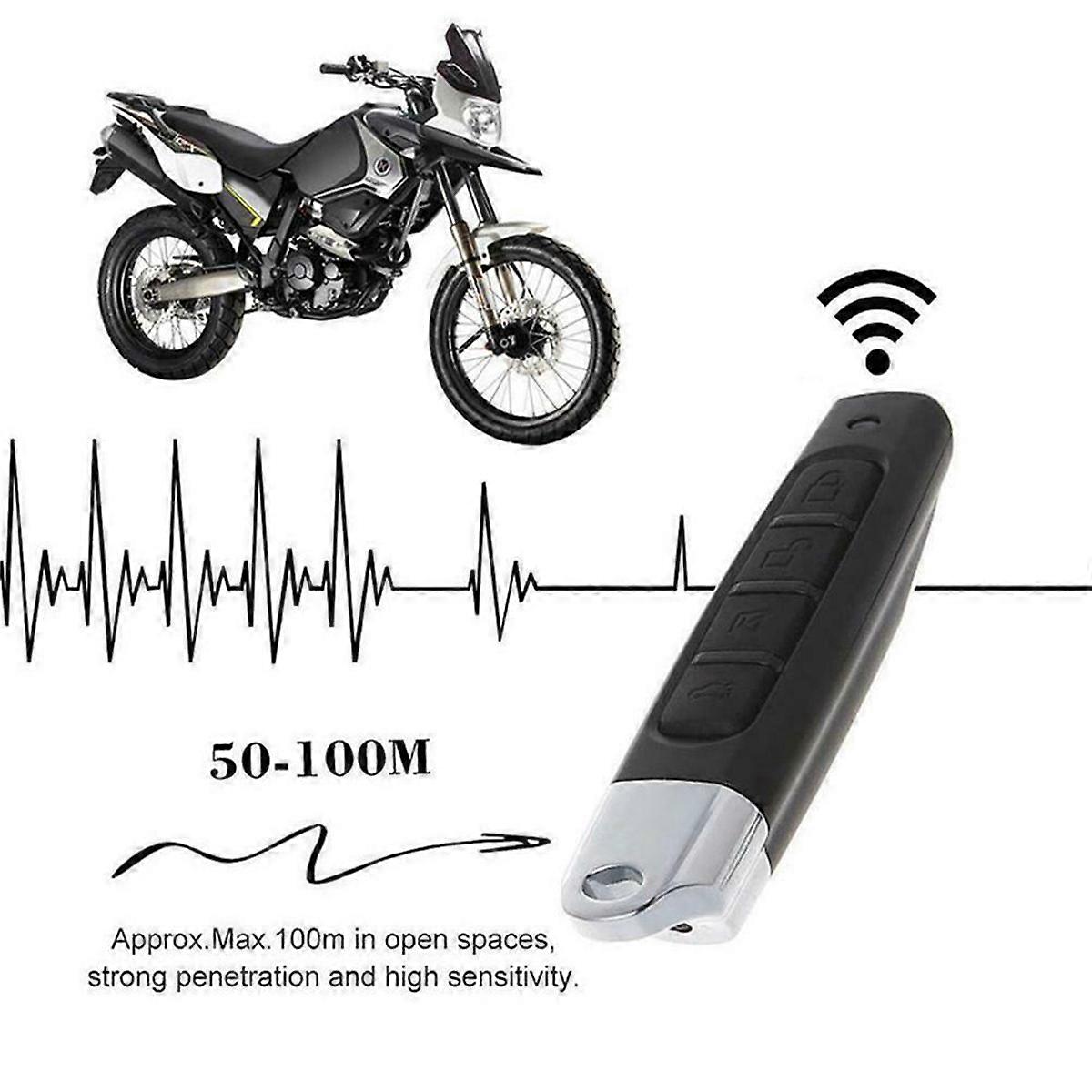 433MHZ Remote Control Garage Gate Door Opener Car Key(2PCS)B