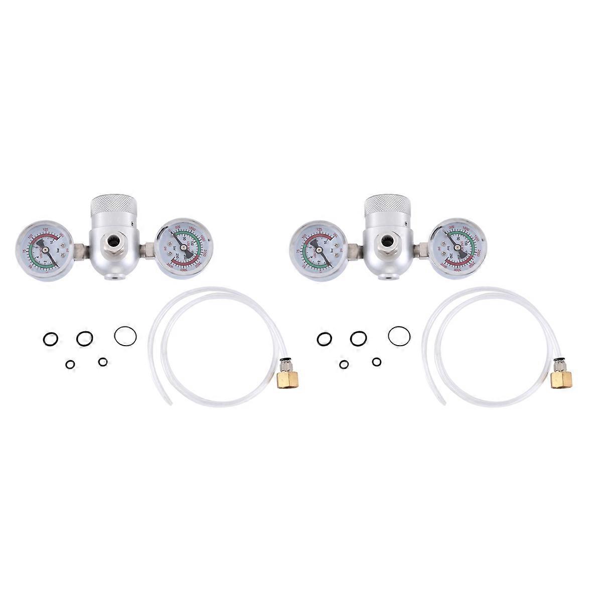 Whipped Cream Pressure Regulator Valve with Hose Line and Adapter