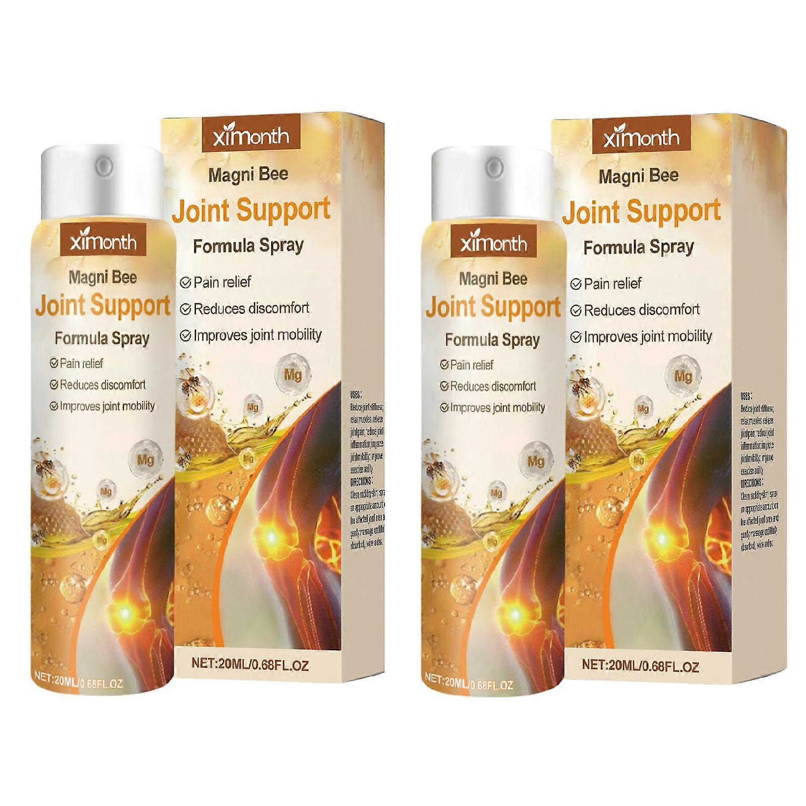 Magnesium Joint Spray, Bee Venom Joint Healing Spray, Bee Venom Joint Support Formula Spray, Joint Massage Spray For Muscle Joint Discomfort