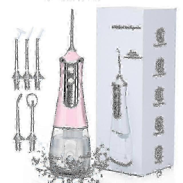 2025 Naiwang Portable Water Dental Flosser Oral Irrigator Usb Rechargeable Water Jet Floss Tooth Pick 5 Jet Tip 350ml Water Thread For Teeth
